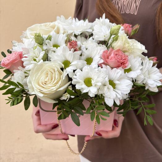 Композиция в сумочке с ручками 💕