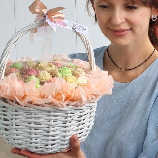 Сладкий букет из конфет (шоколадных роз) без начинки. Нежнейший премиальный бельгийский шоколад. Подарок подруге