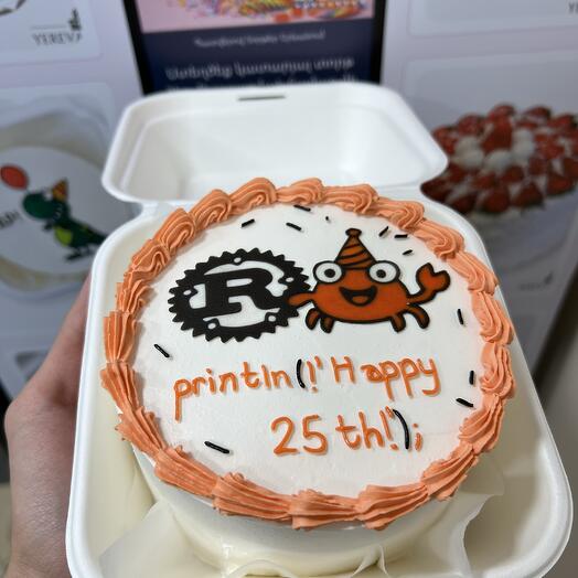 Бенто торт Rust