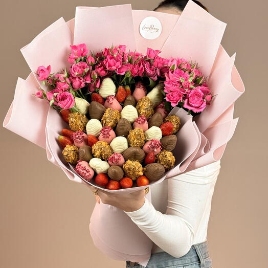 Букет pink bloom»