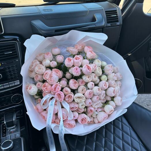 Шикарные пионовидные кустовы розы