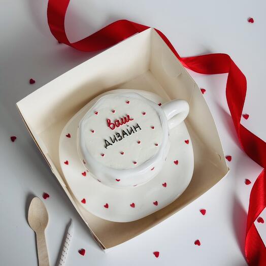 ПП торт в кружке с вашим дизайном для мамы