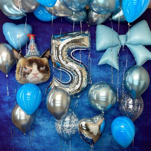Набор воздушных шаров «Party face» 25шт