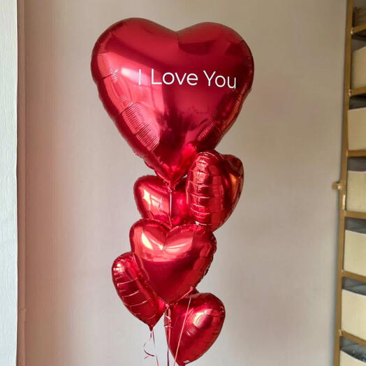 Набор шаров «Love you»