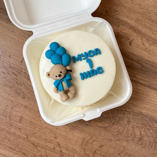 Бенто тортик с мишкой
