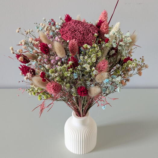 Centro de mesa con achilea