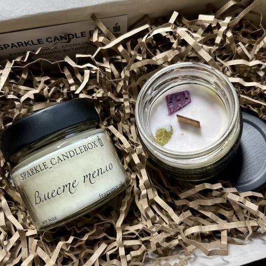 Свечи соевые с ароматами, набор свечей️🔥