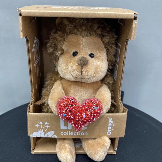 Игрушка Ежик колюнчик с сердечком