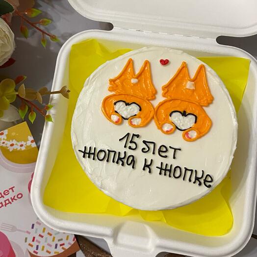 Бенто торт на годовщину