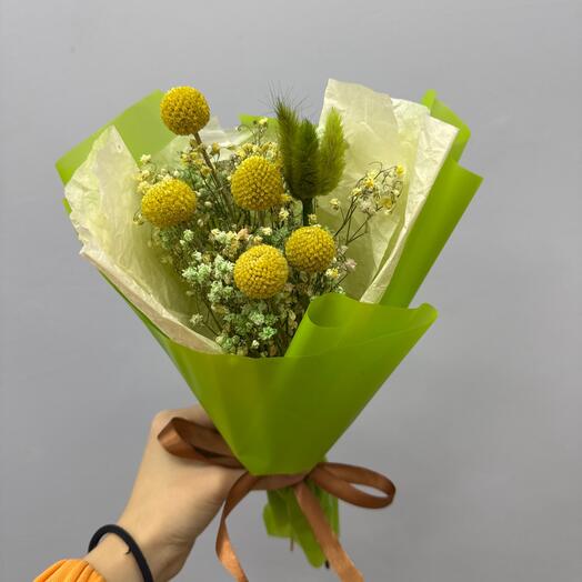 Мини-букет из сухоцветов