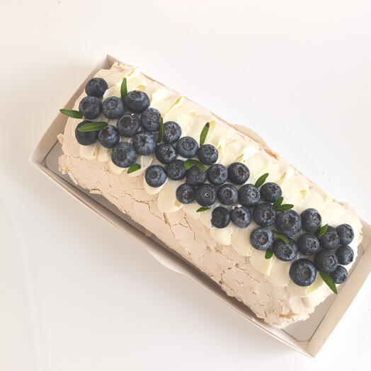 Меренговый рулет подарочный