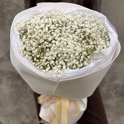 Кружевной букет из гипсофилы 🤍