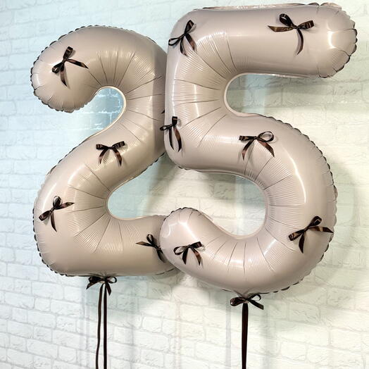 Шары цифры 25 лет