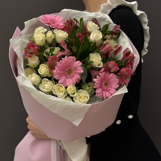 Букет с герберами