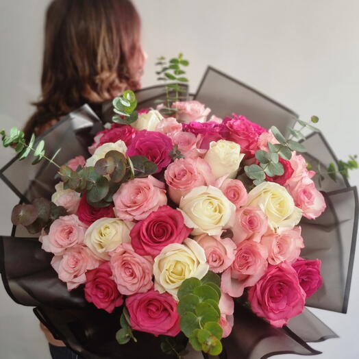 Blush Harmony – 50 роз