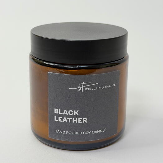 Ароматическая свеча Black Leather