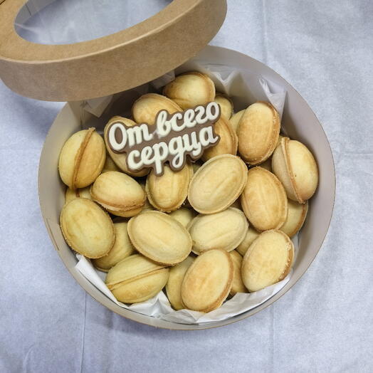 Печенье, орешки со сгущёнкой, сладкий подарок, набор сладостей