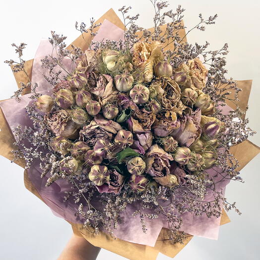 Lilac bouquet (Dried flowers)
