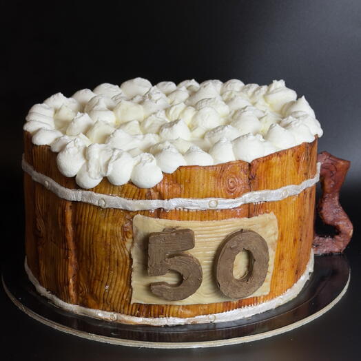 3D торт «Пивная кружка 50»