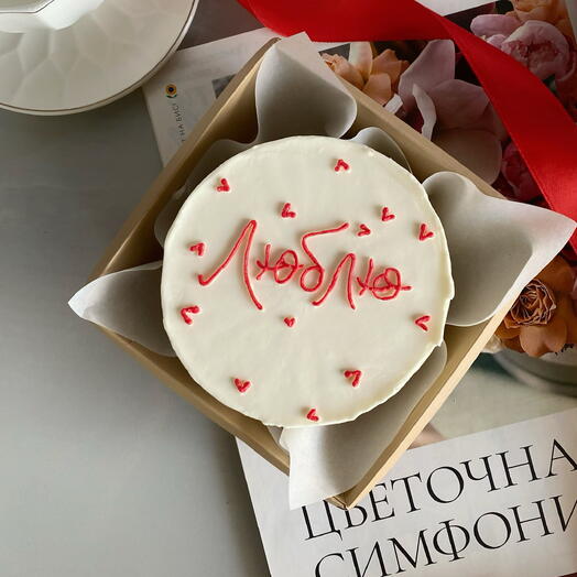 Бенто торт Люблю