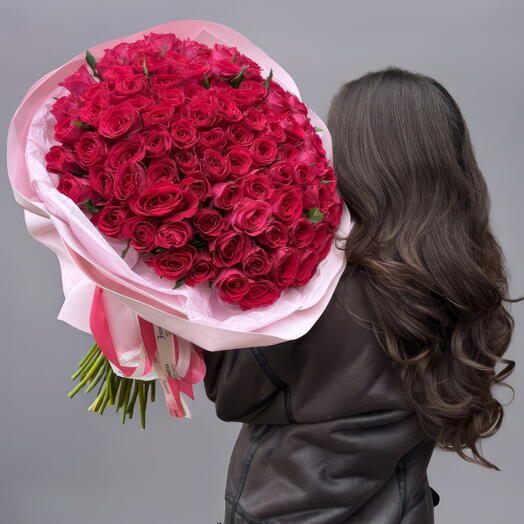 Букет с 101 кенийской розой