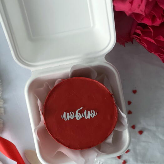 14 февраля бенто торт. С любовью