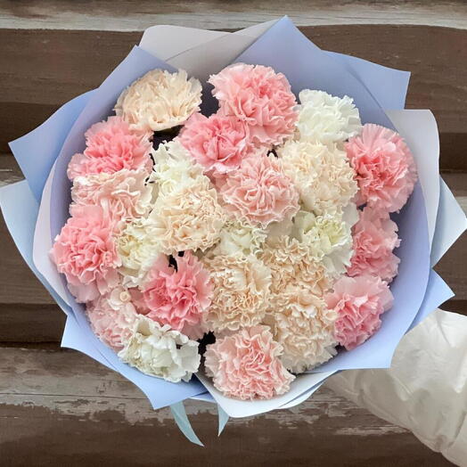 Букет нежных диантусов 21 шт🥰