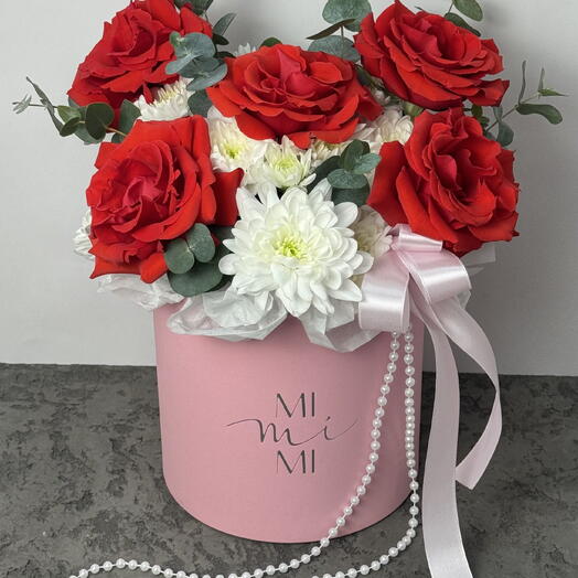 Коробочка с французскими розами 🌹
