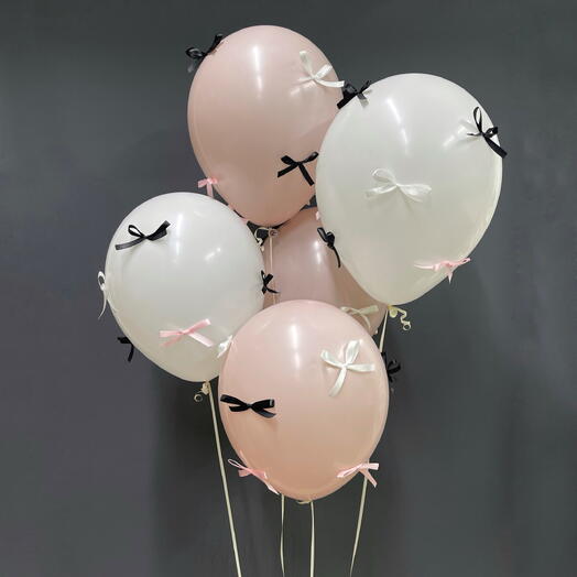 Набор из 5 Шаров с бантами