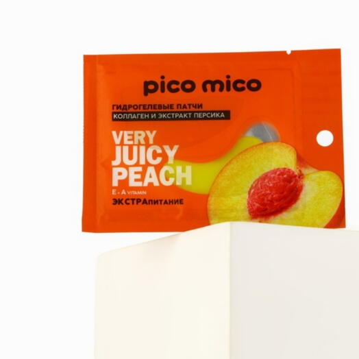 Гидрогелевые патчи для глаз с экстрактом персика Pico Mico