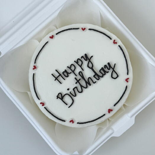 Бенто-торт «Happy birthday♥️» на день рождения
