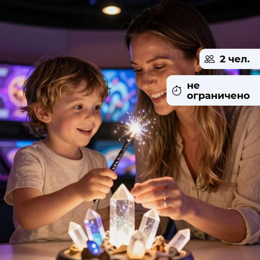 Страна чудес. Посещение интерактивного музея для взрослого и ребенка