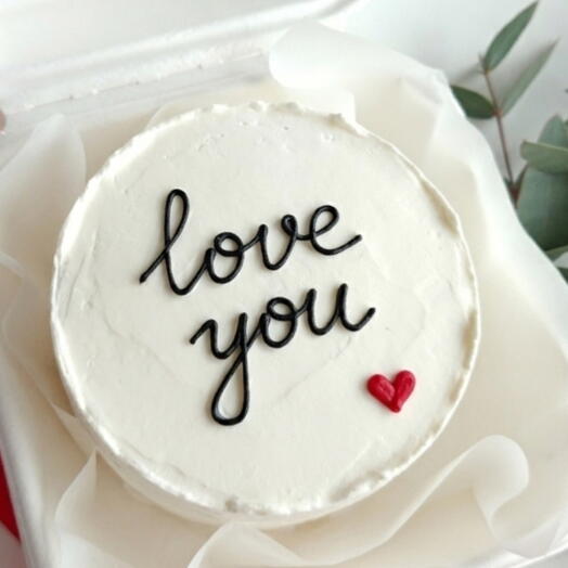 Бенто торт Я тебя люблю любимой любимому love you