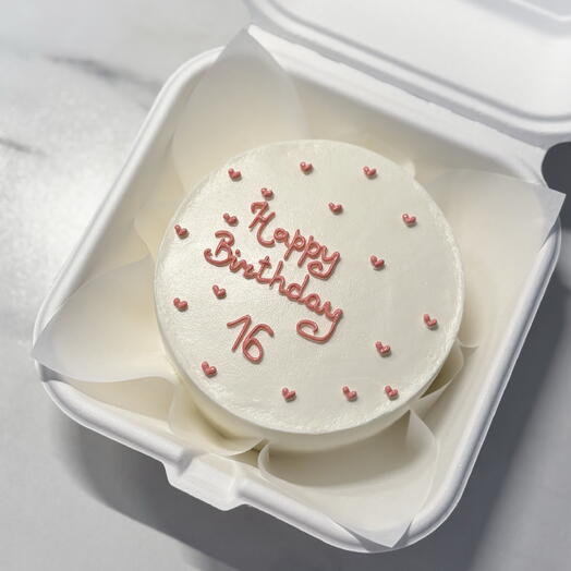 Бенто «happy birthday 16 для девушки, дочки, подруги, жены, мамы