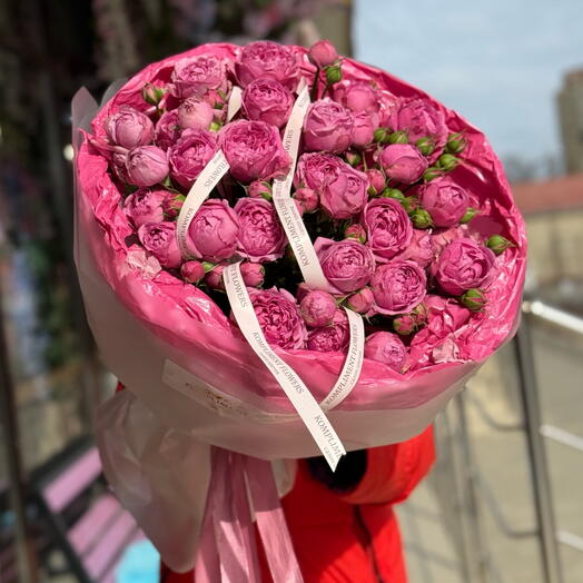 Букет из самых шикарных пионовидных премиальных роз😍😍😍