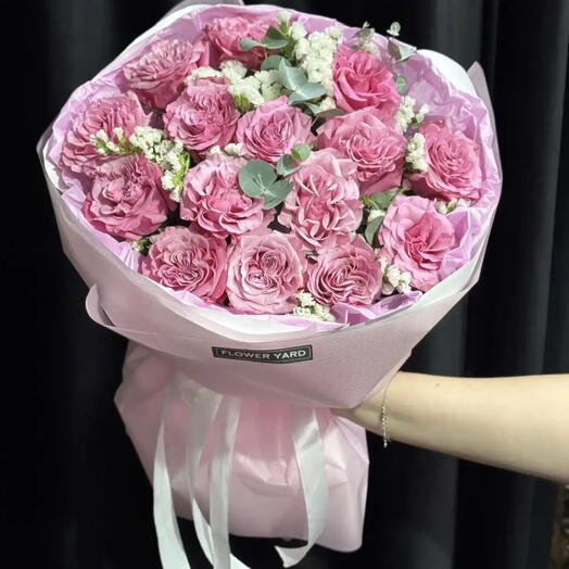 Букет из пионовидных роз💗