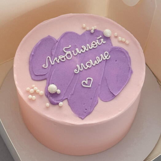 Bento cake for "beloved mother"