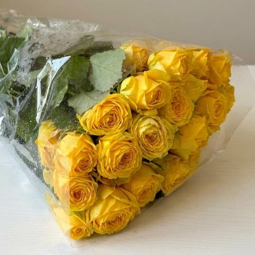 Пачка кустовых пионовидных роз (10 штук) 💛💛💛