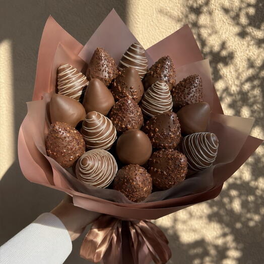 Букет клубники в шоколаде "Chocolate»