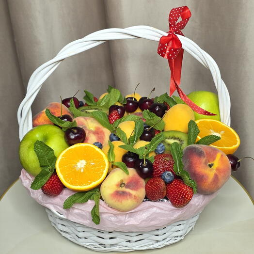 Корзина с фруктами "Летний микс" 🍒