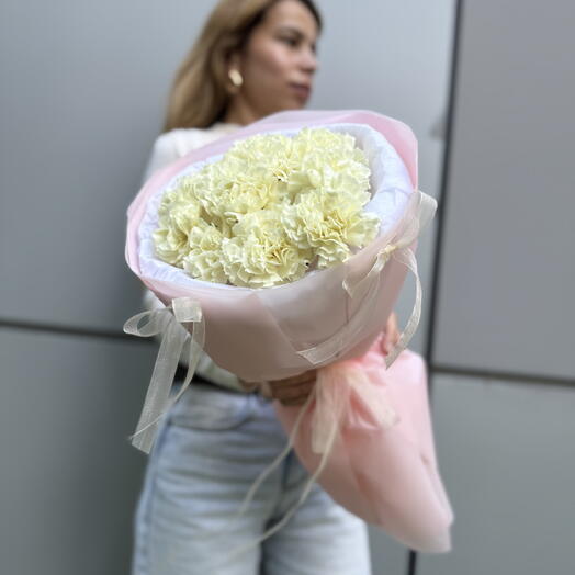 Букет из 15 СТОЙКИХ ДИАНТУСОВ «Нежность, которая остаётся надолго» 🌸