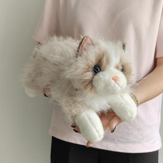 Котёнок мяукает, мягкая игрушка