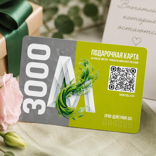 Подарочный сертификат максгринхоум 5000