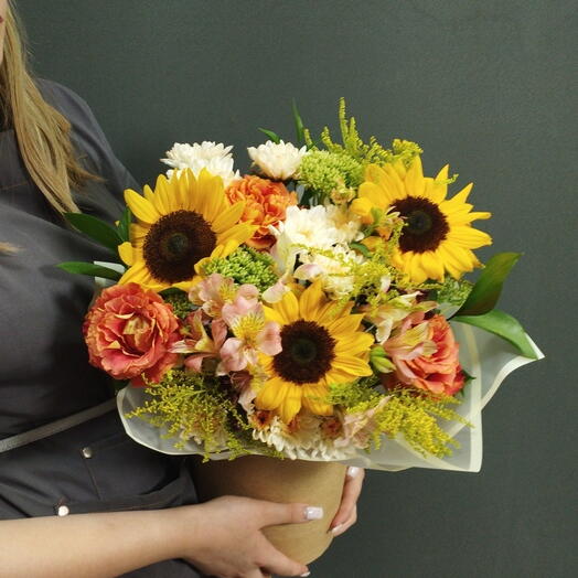 Цветы в коробке🌻