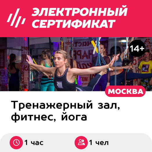 Подарочный сертификат Персональное занятие с тренером по альфагравити для 1 чел. (Добрынинская)