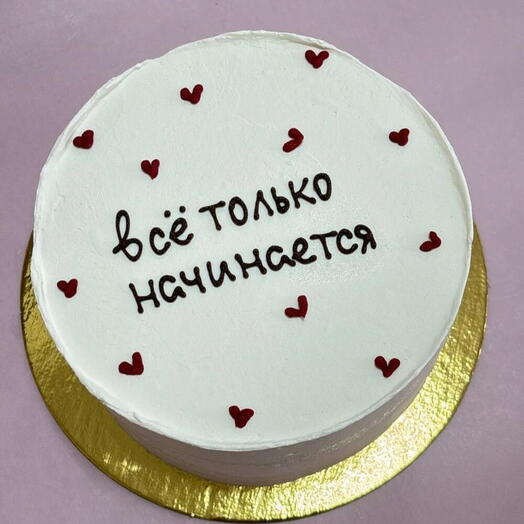 Бенто торт Новая Глава - Красный бархат, 600 г