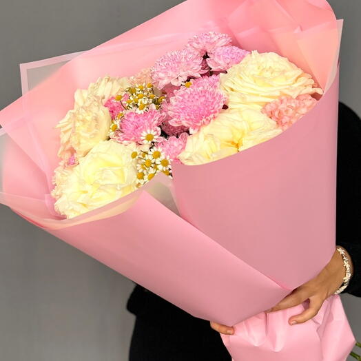 Букет "Розовый Зефир"