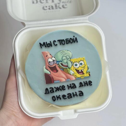 Бенто торт спанч боб