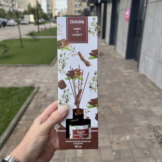 Ароматический диффузор для дома «Амбра и сандал»
