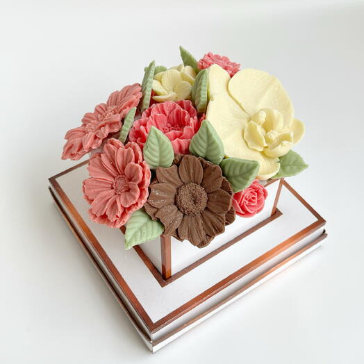 Букет шоколадных цветов 💐 ручной работы в подарок 💝